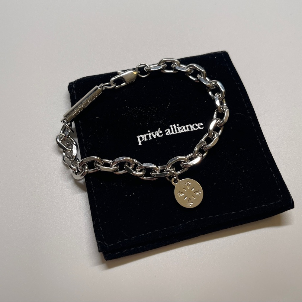 Prive alliance silver bracelet new